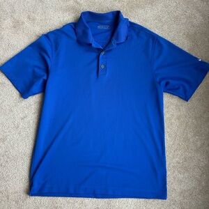 Nike Men's Royal Blue Fit Dry Golf Polo size Medium
